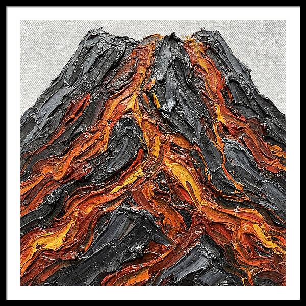 Volcanic Eruption In Texture