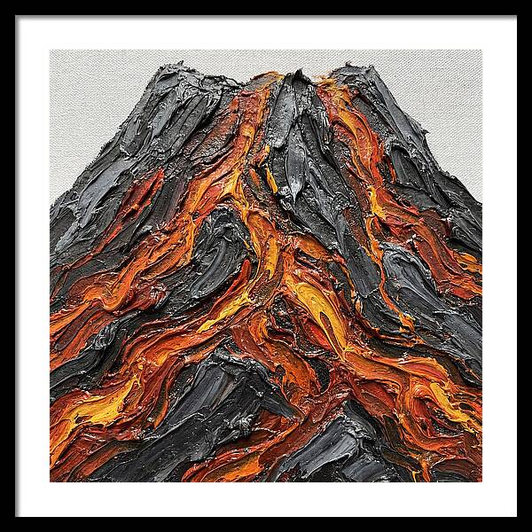 Volcanic Eruption In Texture