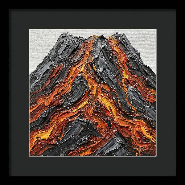 Volcanic Eruption In Texture