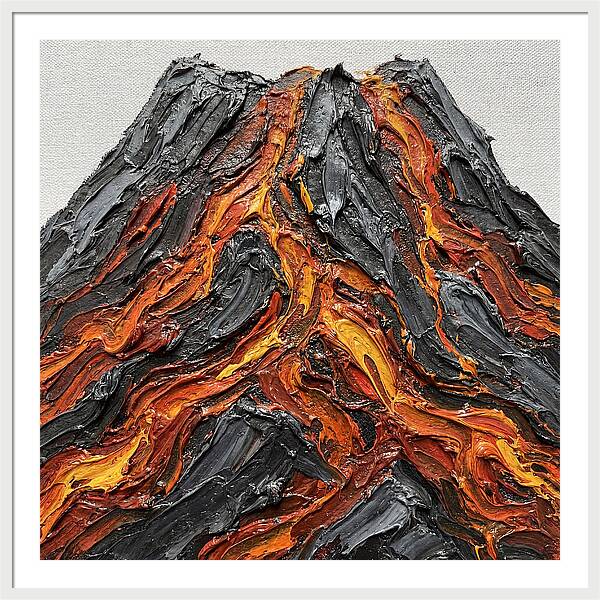 Volcanic Eruption In Texture