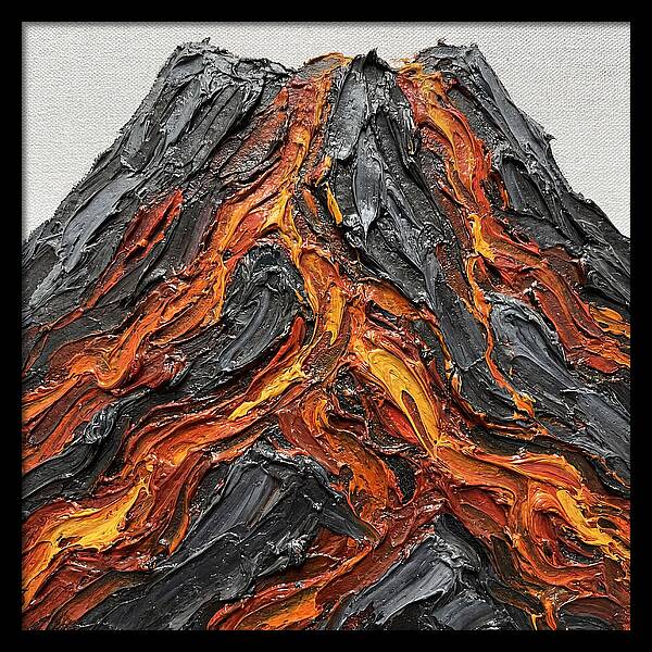 Volcanic Eruption In Texture