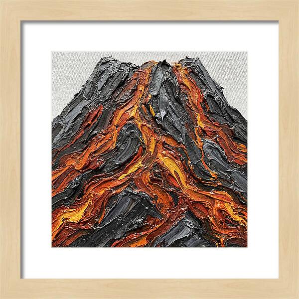 Volcanic Eruption In Texture