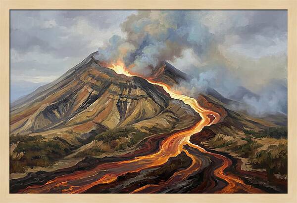 Volcanic Eruption Majesty