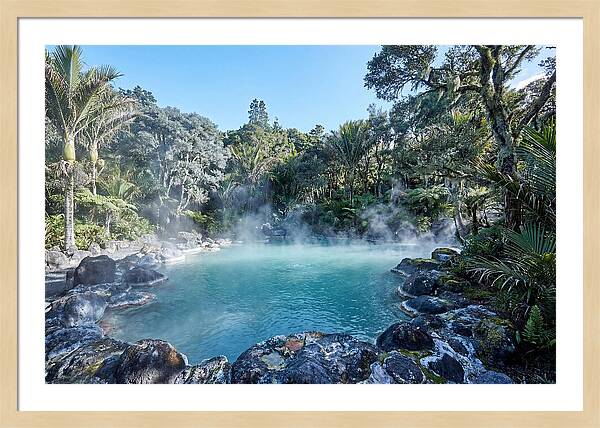 Volcanic Hot Pool Serenity