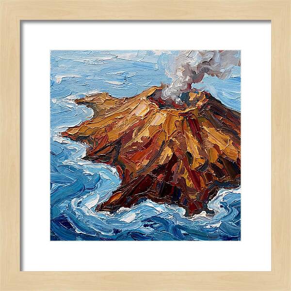 Volcanic Island Eruption