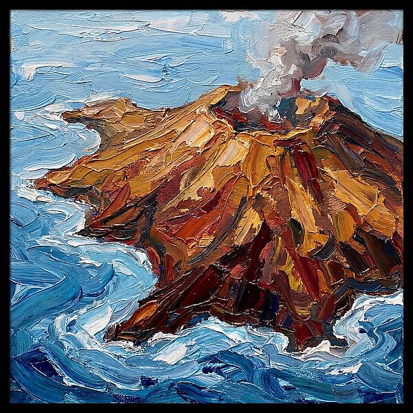 Volcanic Island Eruption