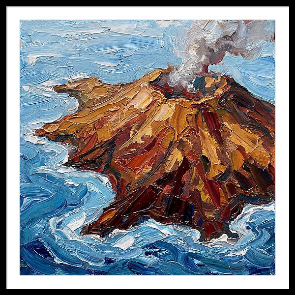 Volcanic Island Eruption