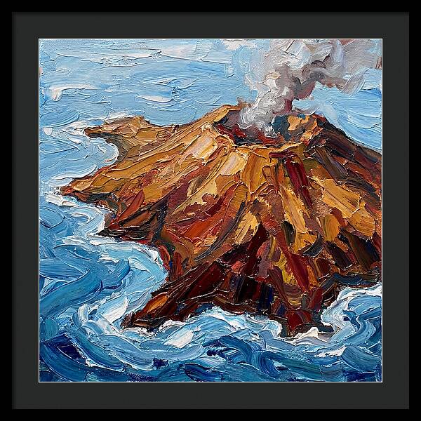 Volcanic Island Eruption