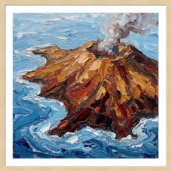 Volcanic Island Eruption