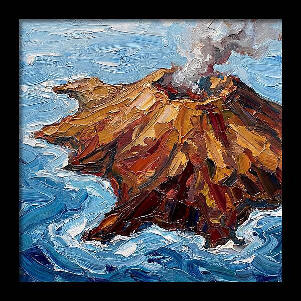 Volcanic Island Eruption