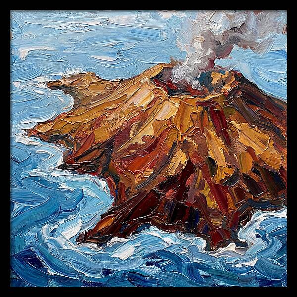 Volcanic Island Eruption