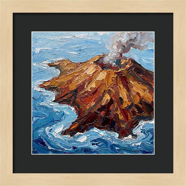 Volcanic Island Eruption