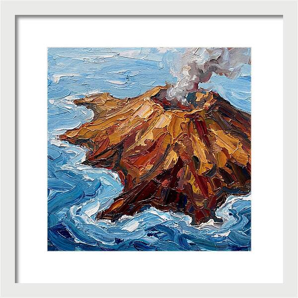 Volcanic Island Eruption