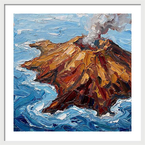 Volcanic Island Eruption