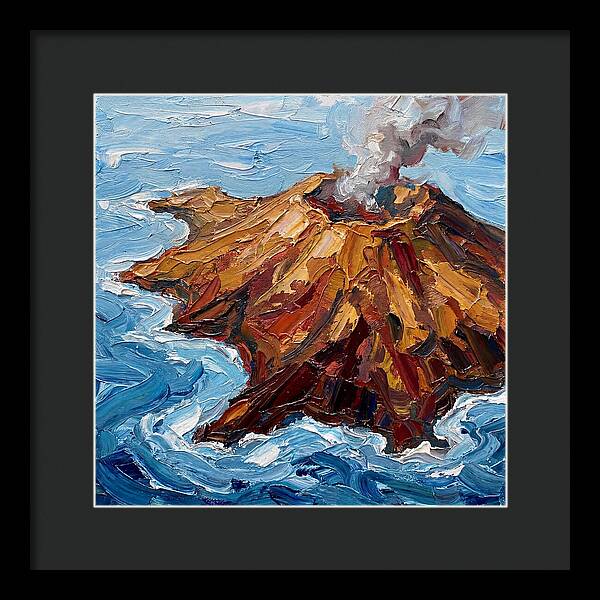 Volcanic Island Eruption