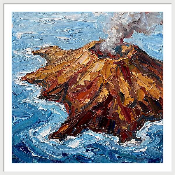 Volcanic Island Eruption