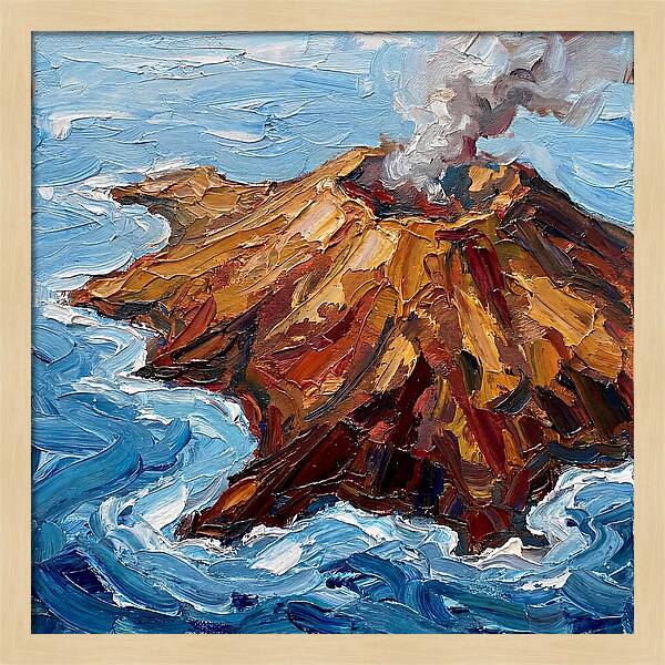 Volcanic Island Eruption