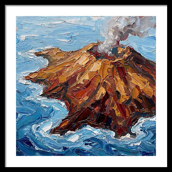 Volcanic Island Eruption
