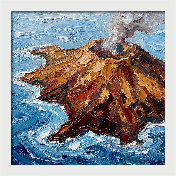 Volcanic Island Eruption