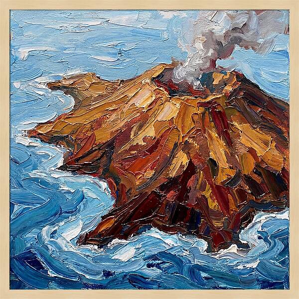 Volcanic Island Eruption