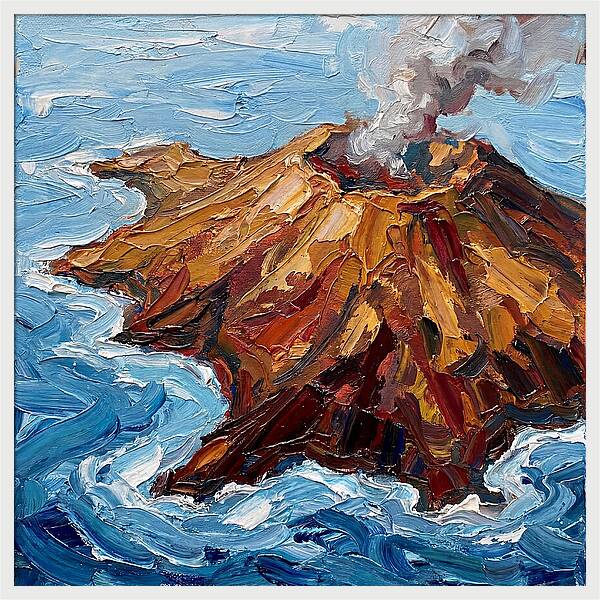 Volcanic Island Eruption