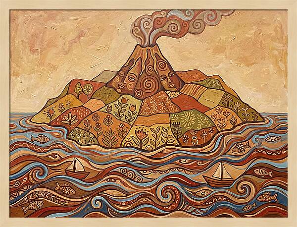 Volcanic Island Serenity