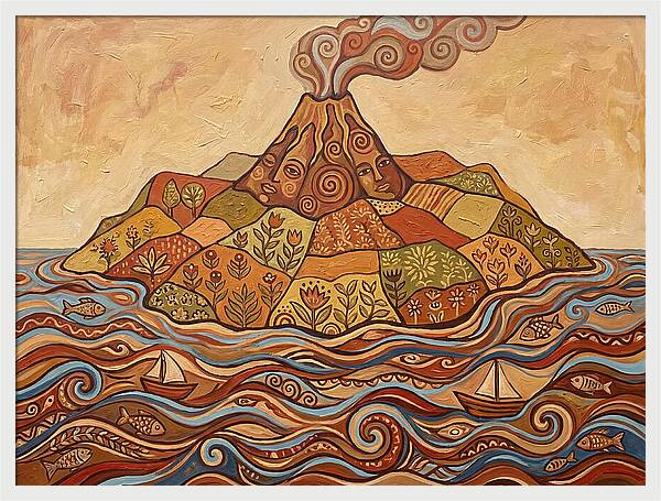 Volcanic Island Serenity