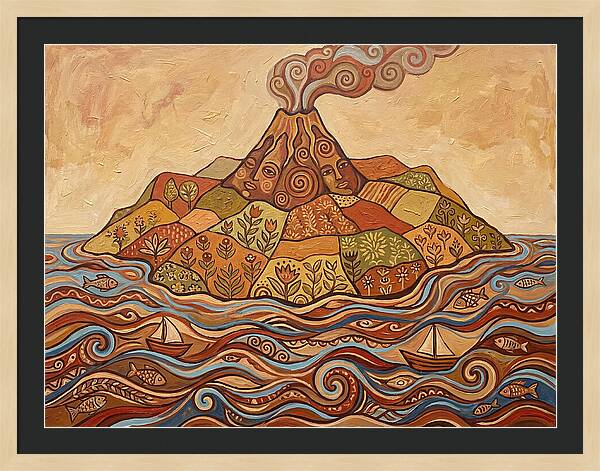 Volcanic Island Serenity