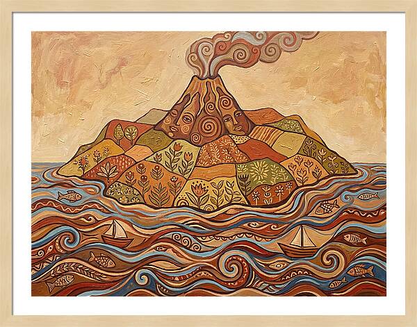 Volcanic Island Serenity