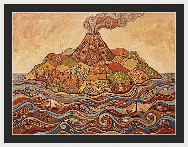 Volcanic Island Serenity