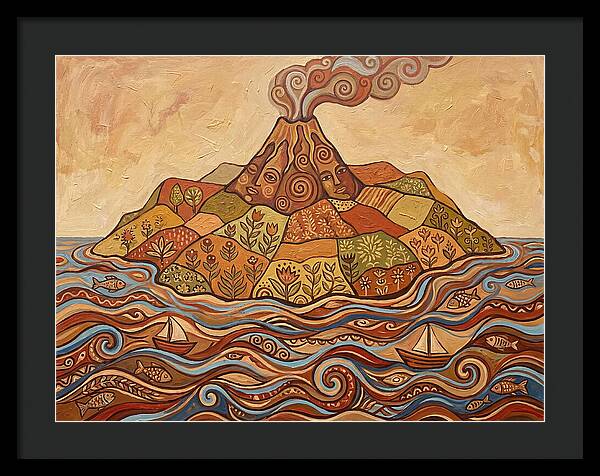 Volcanic Island Serenity