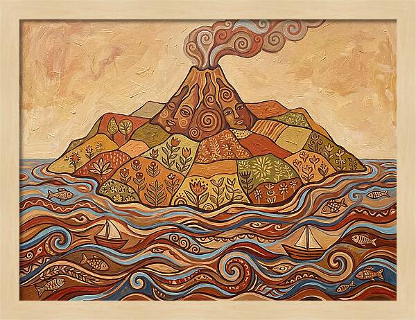 Volcanic Island Serenity