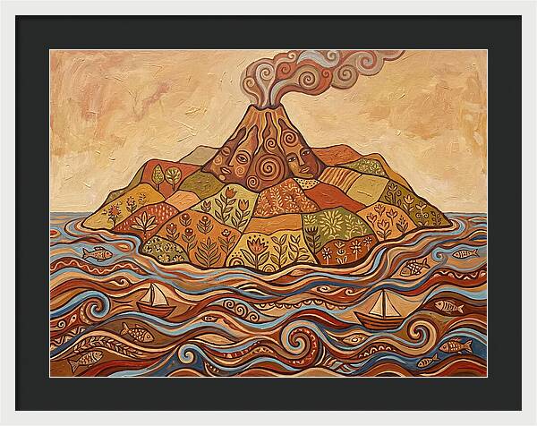 Volcanic Island Serenity