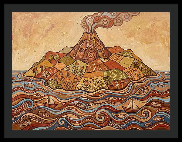 Volcanic Island Serenity
