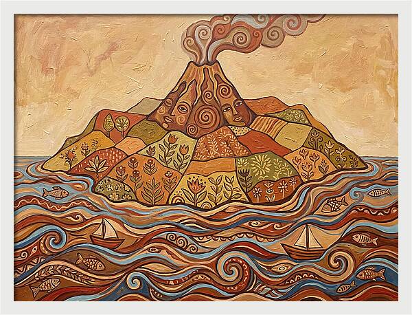 Volcanic Island Serenity