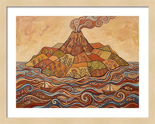 Volcanic Island Serenity