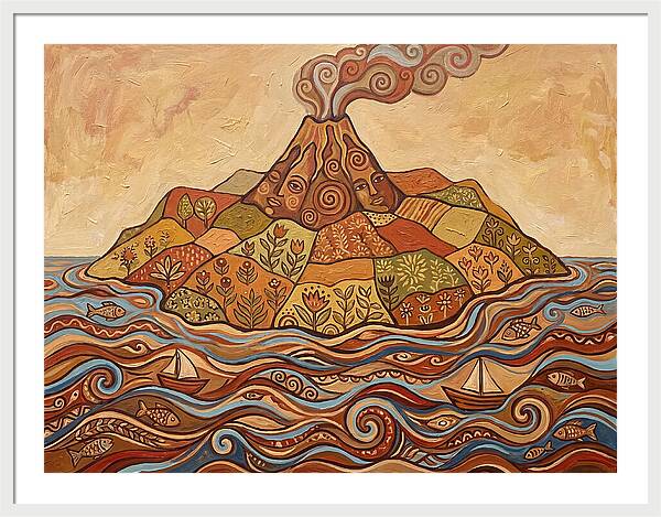Volcanic Island Serenity