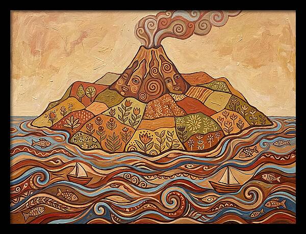 Volcanic Island Serenity