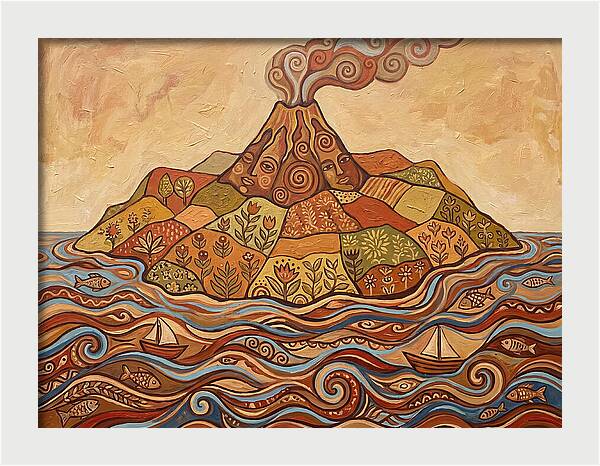 Volcanic Island Serenity