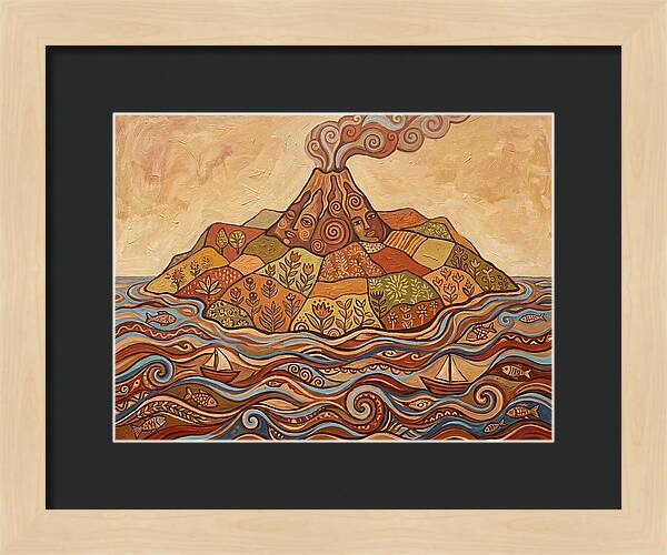 Volcanic Island Serenity