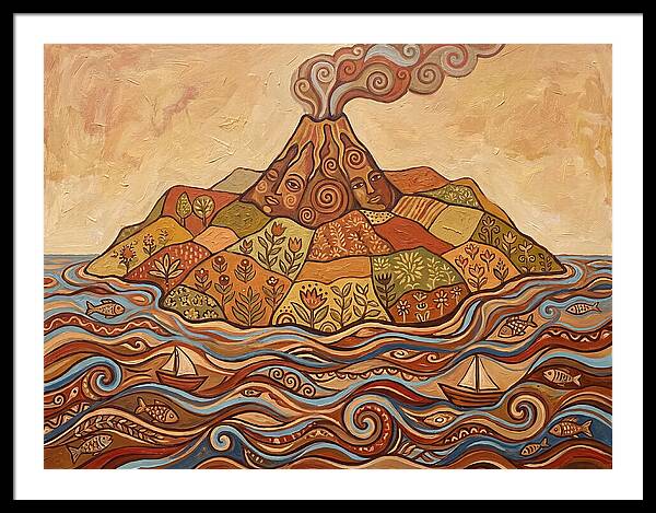Volcanic Island Serenity