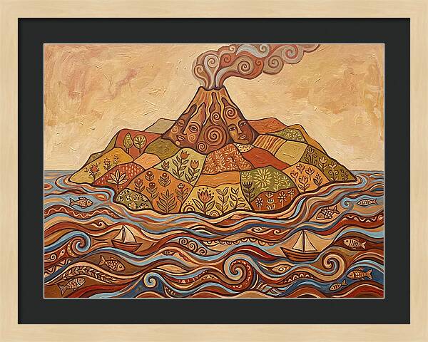 Volcanic Island Serenity