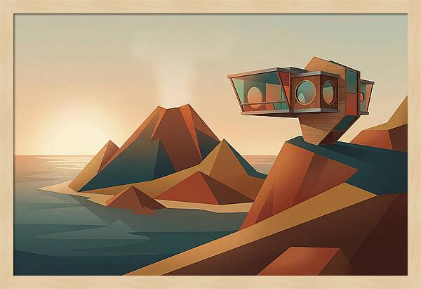 Volcanic Island Sunrise