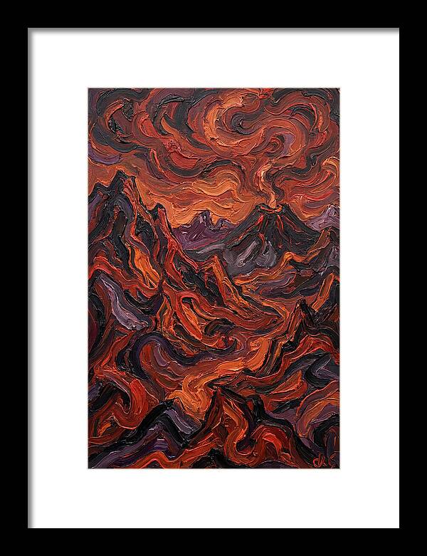 Volcanic Landscape Eruption