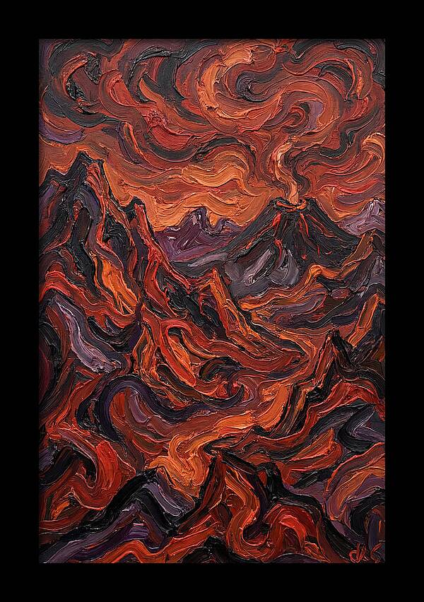 Volcanic Landscape Eruption