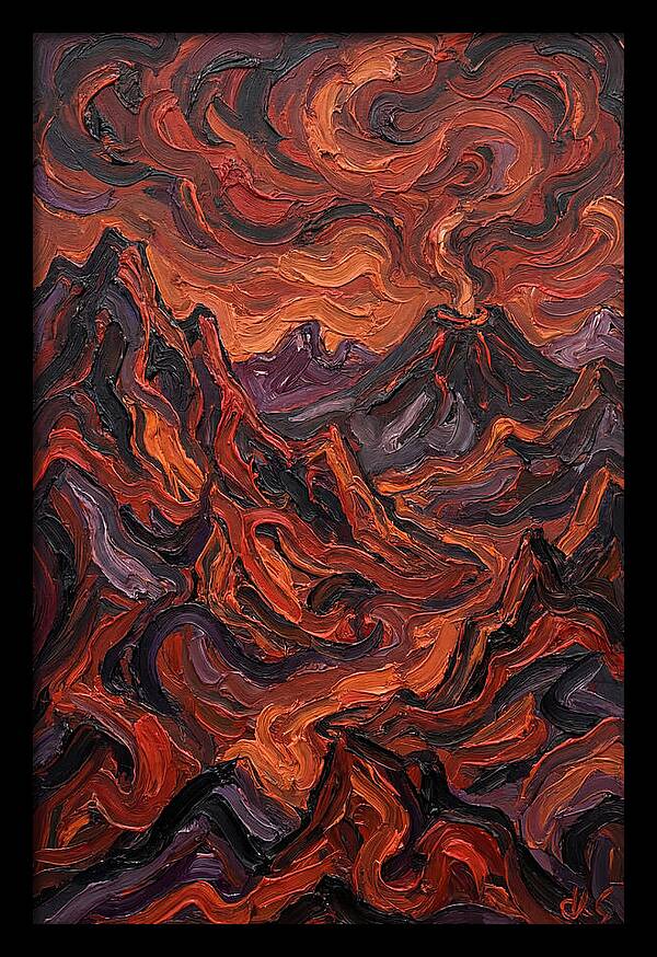 Volcanic Landscape Eruption