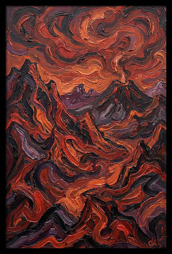 Volcanic Landscape Eruption
