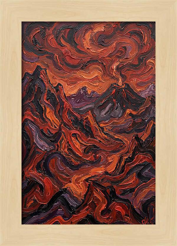 Volcanic Landscape Eruption