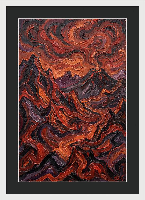Volcanic Landscape Eruption