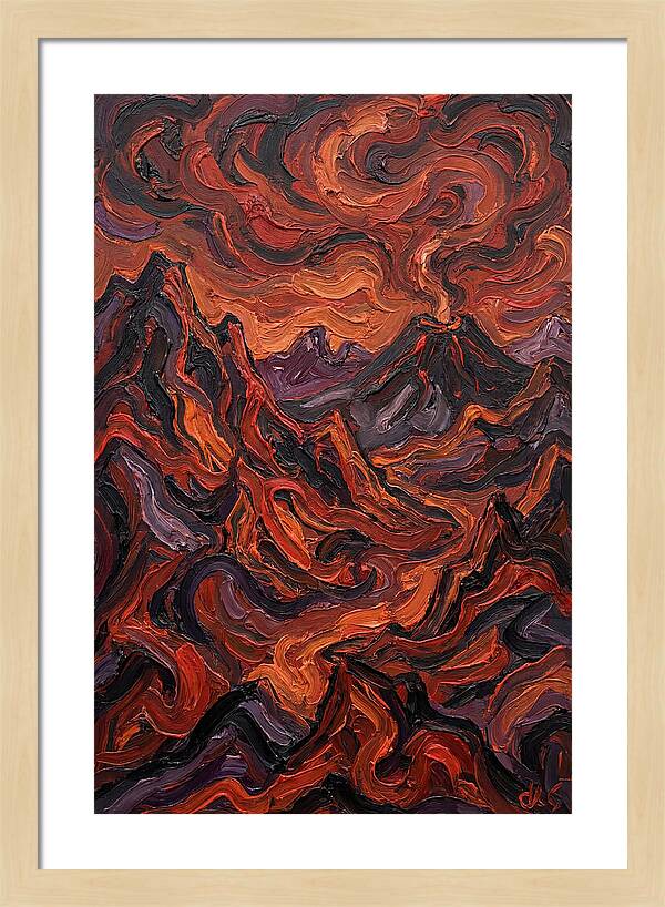 Volcanic Landscape Eruption